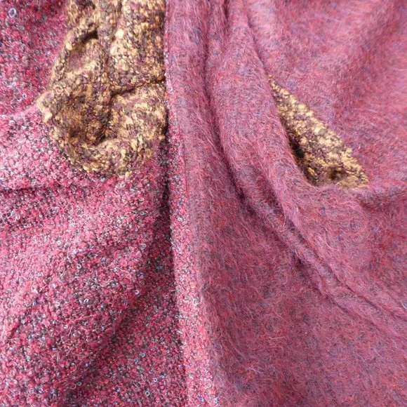 Staley Gretzinger 80s Oversized Jacket Boucle Art To Wear Lagenlook Patchwork